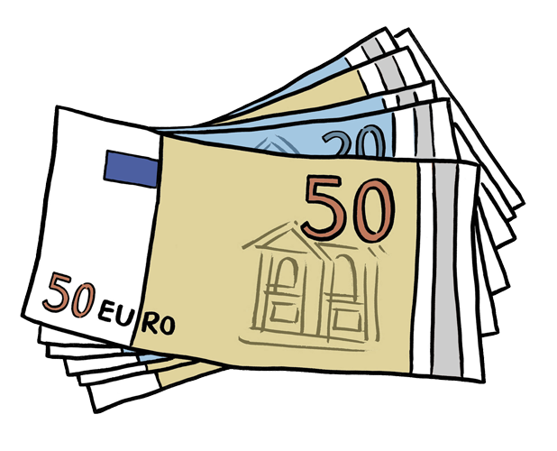Viel Geld - Foto: Stefan Albers verschiedene große Geld-Scheine