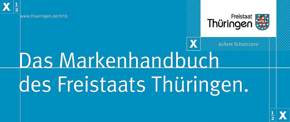Ausschnitt vom Cover des Markenhandbuchs für den Freistaat Thüringen