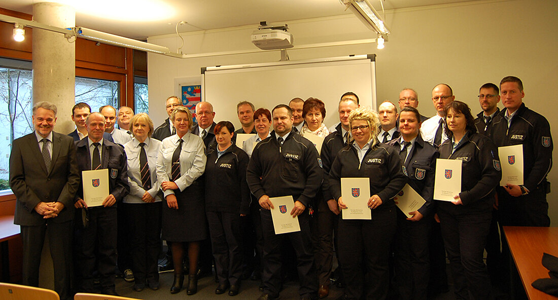 Beförderung im Thüringer Justizvollzug