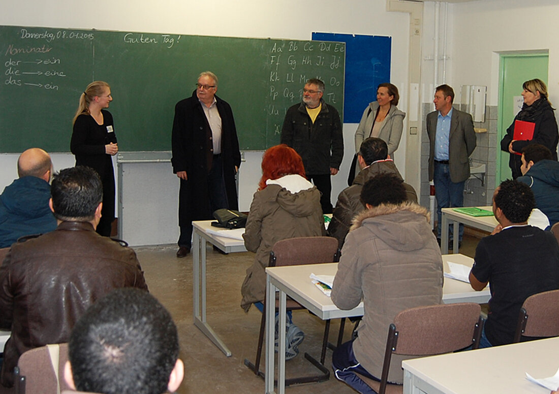 Staatssekretärin Albin besucht die Außenstelle der Erstaufnahmeeinrichtung des Landes in Suhl