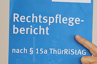 Titelseite des Rechtspflegeberichts