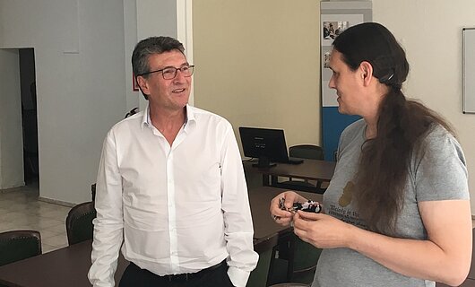 Minister Lauinger besucht den Futura - Integrationsbündnis Altenburger Land e.V.