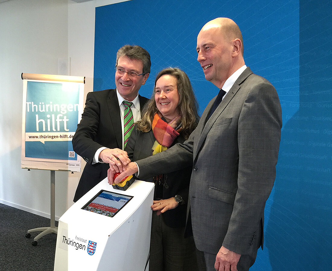 Internetplattform "Thüringen hilft" freigeschaltet