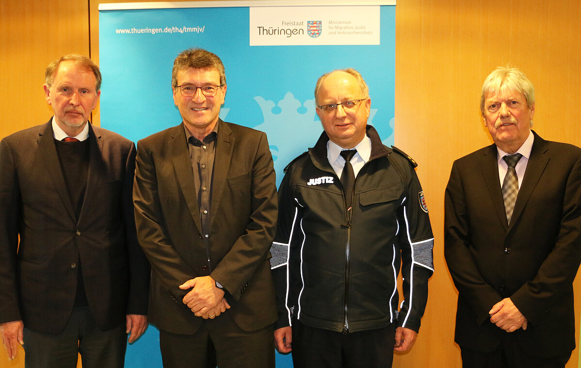 Kommission zur Fluchtaufklärung: Wolfgang Suhrbier, Dieter Lauinger, Andreas Budan, Harry Kempf