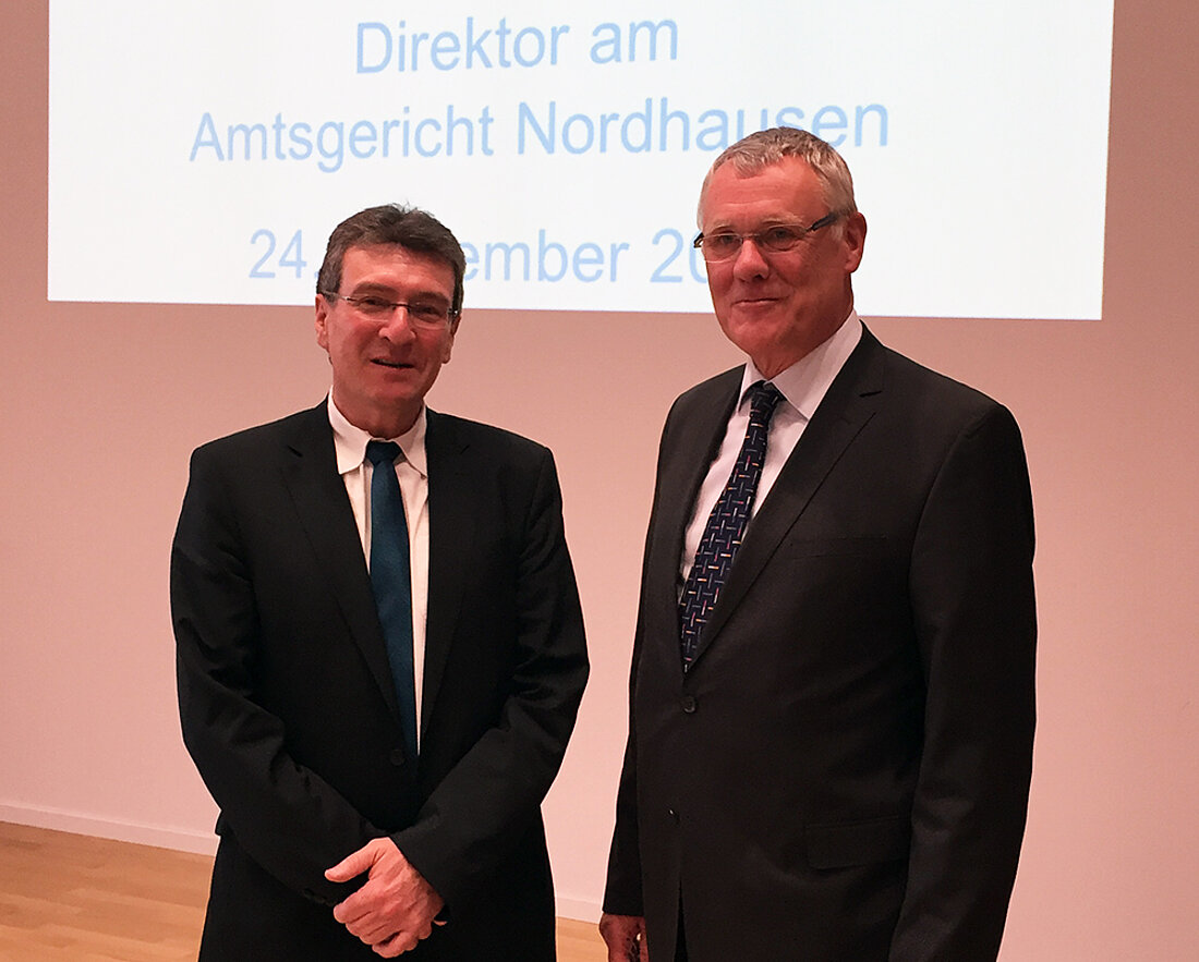 Amtseinführung des Direktors des Amtsgerichts Nordhausen